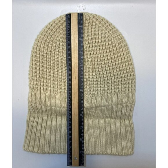 Frye & Co NWT Thermal Knit Beanie w/ Cuff  Lined Butter Creamy Tan Hat-O… - Picture 8 of 11